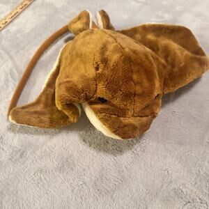 Wild Republic Sting Ray plush brown Cuddlekins Eco Cownose Ray 18"